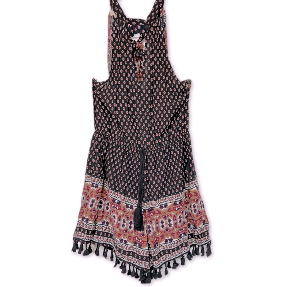 printed romper, size small